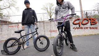 WE BUILT UP NEW 16quot BMX BIKES AND PLAYED A GAME OF BIKE [upl. by Aitsirt]