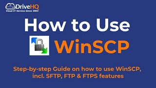 How To Use WinSCP FTP client  Connect to FTP FTPS and SFTP servers [upl. by Ylen197]