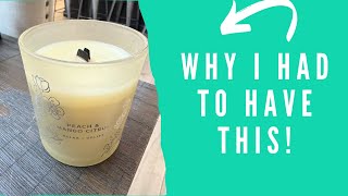 Review of Peach Mango Citrus Scented Candle [upl. by Gardner]