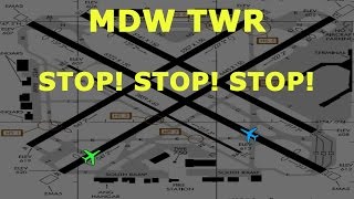 REAL ATC Delta and Southwest VERY CLOSE CALL on takeoff [upl. by Ettelloc]