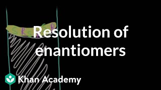 Resolution of enantiomers  Chemical processes  MCAT  Khan Academy [upl. by Sinnaiy623]