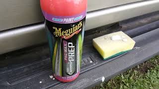 meguiars hybrid ceramic prep wax adds insane clarity on silver paint [upl. by Kcirdehs502]