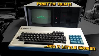 The Kaypro II  introduction confusion and repairs [upl. by Noryd]