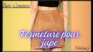 Tuto diy  Coudre une fermeture éclair de jupe [upl. by Ajat]