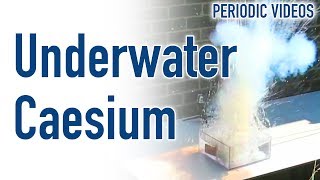 Underwater Caesium  Periodic Table of Videos [upl. by Euqinimod]