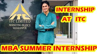 Marketing internship at ITC  MBA summer internship  Vlog [upl. by Evered]