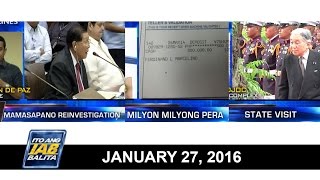 UNTV Life  Ito Ang Balita January 27 2016 [upl. by Yorgerg]