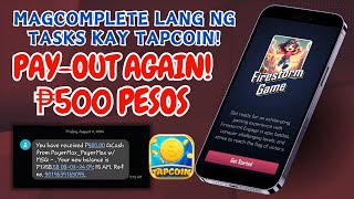 ₱500 Pesos Gcash Payout Tapcoin lang Sakalam Wag na Magpatumpiktumpik GiftCode  Kitaan 2024 [upl. by Alford]