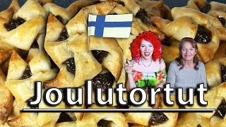 Joulutorttu Recipe  Finnish Baking Tutorial  Suomen Kieli [upl. by Aluk]