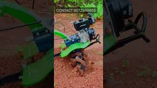 KIRLOSKAR MINI TILLER MIN T 55 HP DIESEL NEW MODEL DEMO VADAKARA KOZHIKODE KERALA gardentiller [upl. by Noied476]