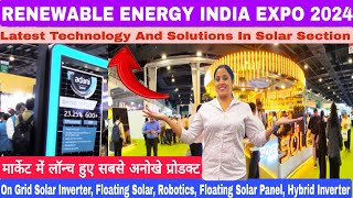 Renewable Energy Expo 2024  Solar Inverter Automotive batteries Accessories  India Expo Mart [upl. by Aeniah]