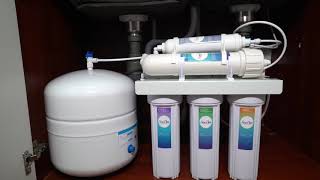 SimPure T1 5Stage Under Sink Reverse Osmosis Water Filtration System Installation Tutorial [upl. by Lillian]