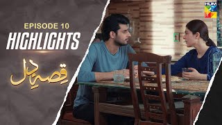 Highlights  QissaeDil  Episode 10  Azfar Rehman amp Hina Afridi   HUM TV [upl. by Araeit]