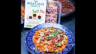 The Meatless Farm  Spiced Chickpea Stew with Crispy Meatless Mince [upl. by Almeta]