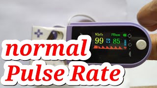 Pulse Rate Normal Range chart  normal range of pulse rate in Pulse Oximeter  PRbpm means shorts [upl. by Upali74]