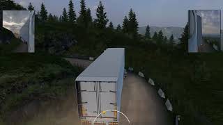 ETS 2 Kirkenes maden yolu iniş 2000hp Scania [upl. by Borek]