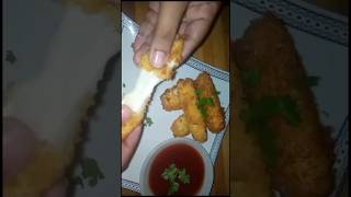 Mozzarella Sticks recipe 😋  Recipe in Hindi shorts [upl. by Acinoed108]