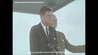 June 29 1963  President John F Kennedy arriving at Gatwick Airport London England [upl. by Hinckley]