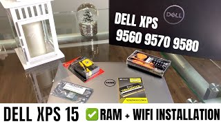 Dell XPS 15 9580 9570 9560  HOW TO PROPERLY INSTALL RAM  WIFI [upl. by Friend]