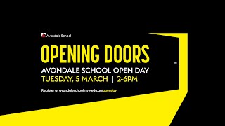 Opening Doors  Avondale Open Day 2024 [upl. by Dalury]