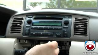 How to changeupgraderemove the radio on a Toyota corolla [upl. by Alicea]