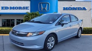 Used 2012 Honda Civic West Palm Beach Juno FL HR7182  SOLD [upl. by Evers925]