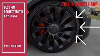 Best Rim Protector for ALL Tesla Vehicles EVOOOR tesla [upl. by Bela]