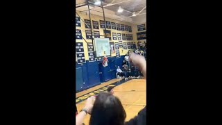 Reidsville High School basketball star shatters backboard like Shaq [upl. by Svetlana]