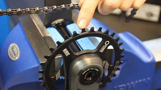 How to install a chain onto the Praxis Wave Ring [upl. by Baker]