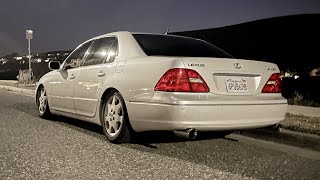 LS430 Muffler Delete Cold Start  Revs [upl. by Korney]