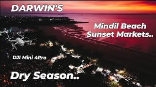 Darwins Sunset Beach Markets Mindil Beach [upl. by Akkina606]