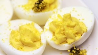 How to Make Deviled Eggs  French Appetizer Recipe 달걀 샐러드 만들기 [upl. by Anair]