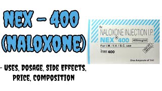 Nex 400 mcg Injection  View Uses Side Effects । Naloxone injection  viral shorts youtube [upl. by Cilka757]