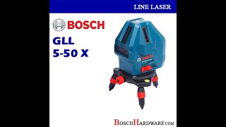 Unboxing BOSCH GLL 550 X Line Laser Level [upl. by Carmelita]