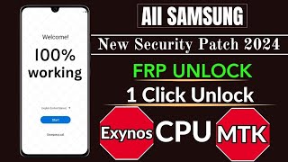 Samsung FRP BypassUnlock All Android 14131211 BY New Tool ONE Click Remove Latest Security Patch [upl. by Heffron270]