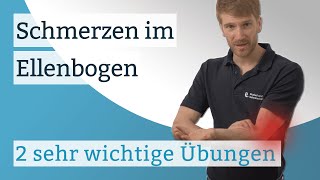 Ellenbogenschmerzen  Ein besonderes Video mit 2 sehr wichtigen Übungen [upl. by Boaten559]