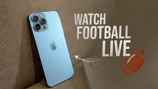 How to Watch Football Live on iPhone tutorial [upl. by Gallenz154]