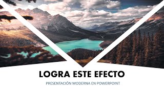 ✅ Sorprende a todos PowerPoint MODERNO y ELEGANTE 🔥 Fácil y RÁPIDO 🔥 [upl. by Lawrence834]