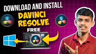 Download DAVINCI RESOLVE for FREE Install Davinci Resolve 18 [upl. by Ehling344]