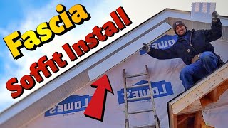 How To Install Soffit And Fascia  In The Peak Of The Roof [upl. by Coe]