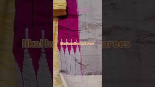 Light yellow colour freshly weaved Ilkal handloom sarees uttarkarnataka ilkalsaree [upl. by Allecsirp]