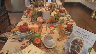 Check out these Thanksgiving dinner table decorating ideas [upl. by Leinto]