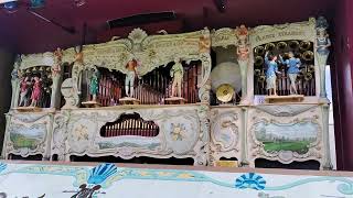 Fairground Organ at the Lincolnshire Steam and Vintage Rally 2023 [upl. by Ridgley211]