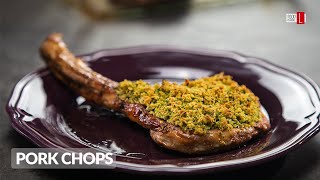 Baked Pork Chops With Herb Crust  Food Channel L  A New Recipe Every Day [upl. by Wolfgram]