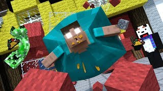 Fat Herobrine Life 2  Minecraft Animation [upl. by Garwin]