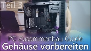 PC selber zusammenbauen Guide  Teil 3  Netzteil HDD und SSD einbauen [upl. by Russian608]