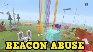 How To ABUSE Beacons In Minecraft [upl. by Hogarth988]