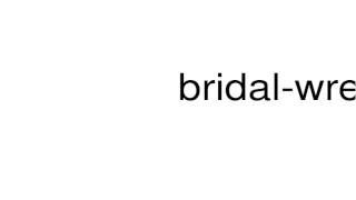 How to pronounce bridalwreath [upl. by Orsini]