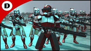 COMMANDER FOXS ORDER 66 ATTACK  Men of War Star Wars Mod [upl. by Roshan]