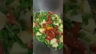 Aloo chauli ki sabji youtubeshort pleasesubscribe [upl. by Luanni898]